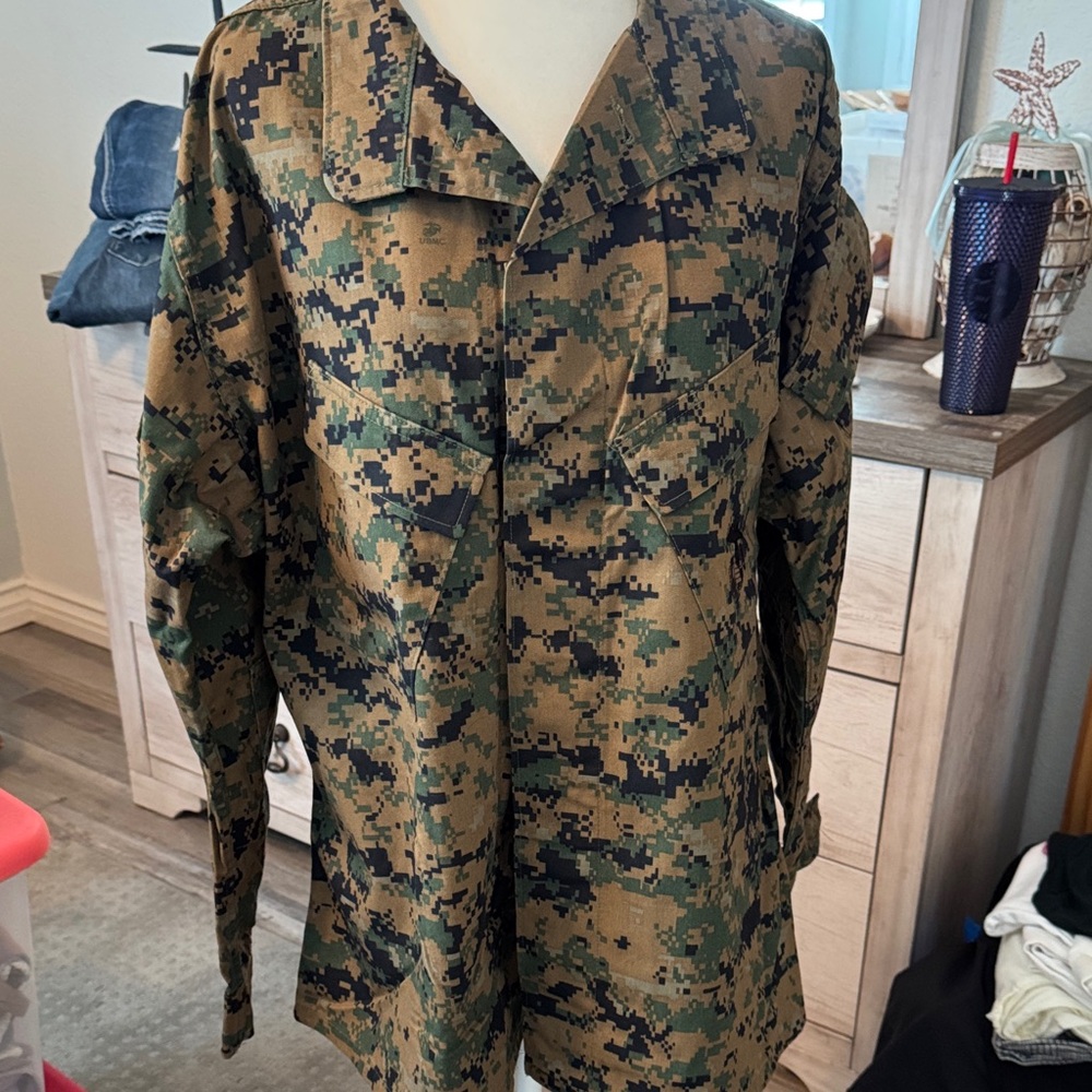 American Apparel Camouflage Utility Jacket